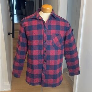 Rue Saint-Patrick Buffalo Plaid Quilted Jacket – Size M